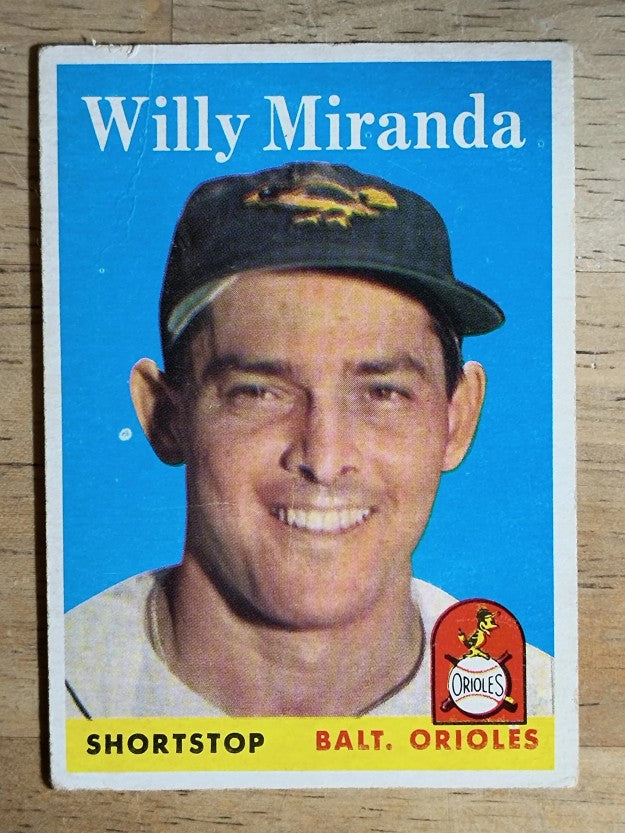 1958 Topps #179 Willie Miranda (VG)