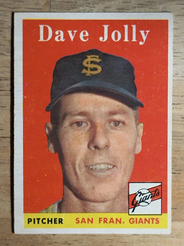 1958 Topps #183 Dave Jolly (EX)