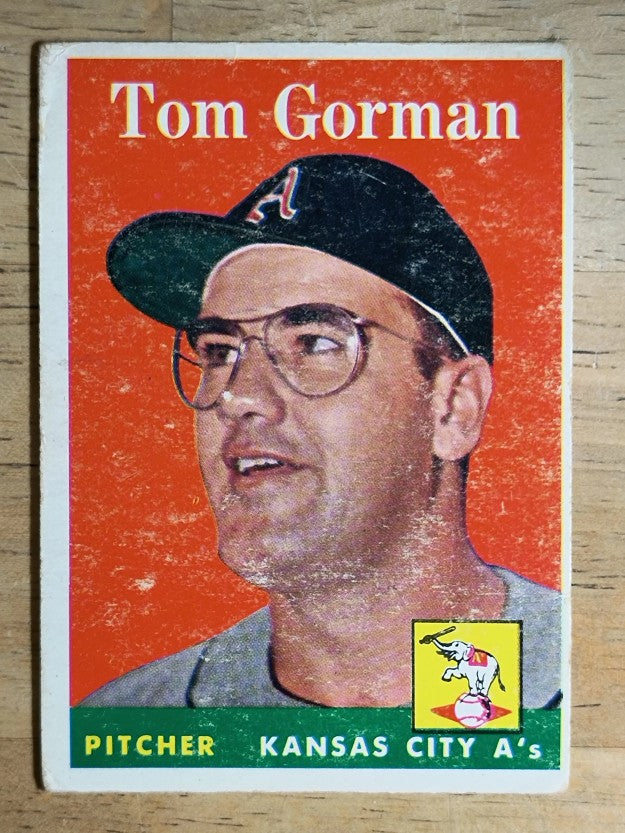 1958 Topps #235 Tom Gorman (GOOD)