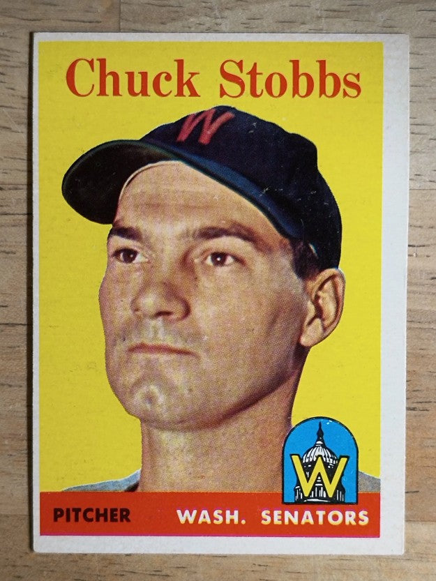 1958 Topps #239 Chuck Stobbs (VGEX)