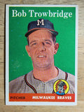1958 Topps #252 Bob Trowbridge RC (VGEX)
