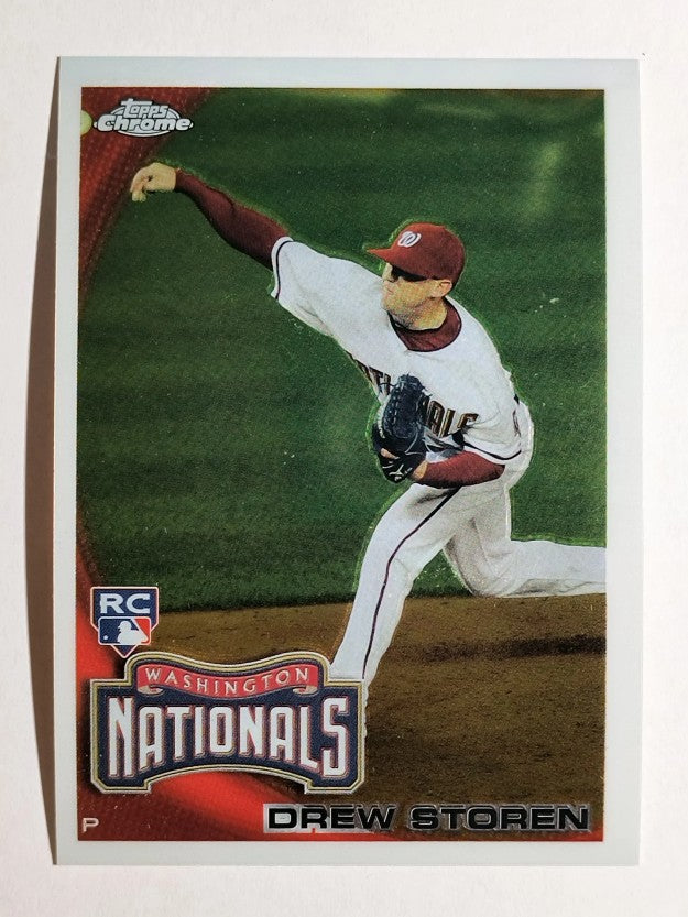2010 Topps Chrome #216 Drew Storen RC