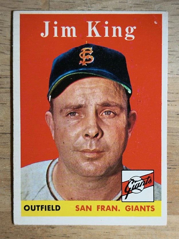 1958 Topps #332 Jim King (VG)