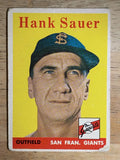 1958 Topps #378 Hank Sauer (POOR)