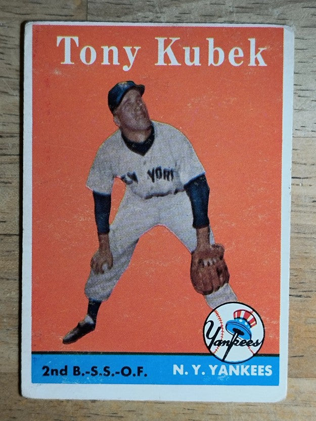 1958 Topps #393 Tony Kubek (VG)