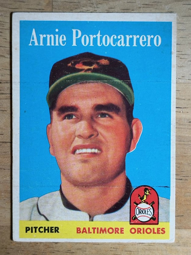 1958 Topps #465 Arnie Portocarrero (GOOD)