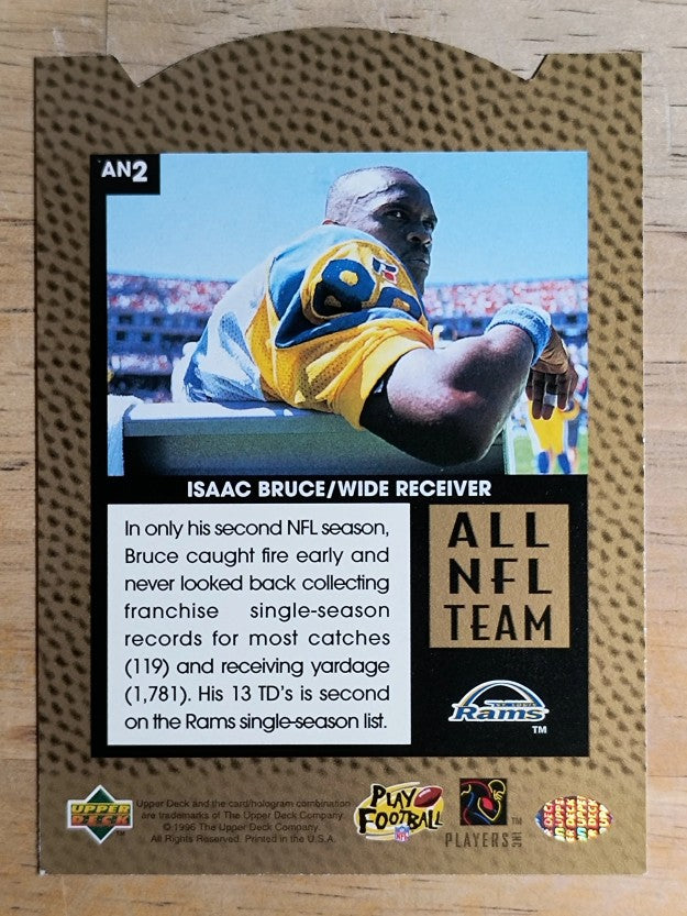 1996 Upper Deck Silver All-NFL #AN2 Isaac Bruce