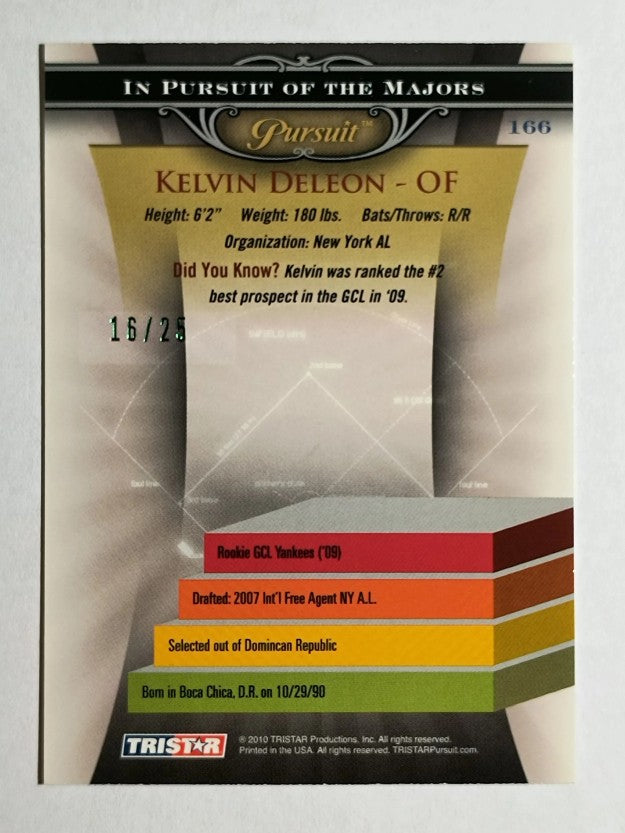 2010 TRISTAR Pursuit Green #166 Kelvin DeLeon