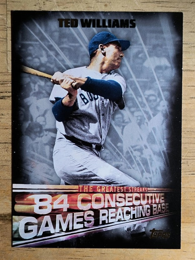 2016 Topps The Greatest Streaks #GS09 Ted Williams