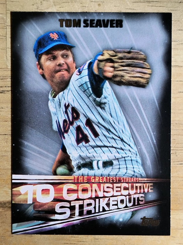 2016 Topps The Greatest Streaks #GS07 Tom Seaver