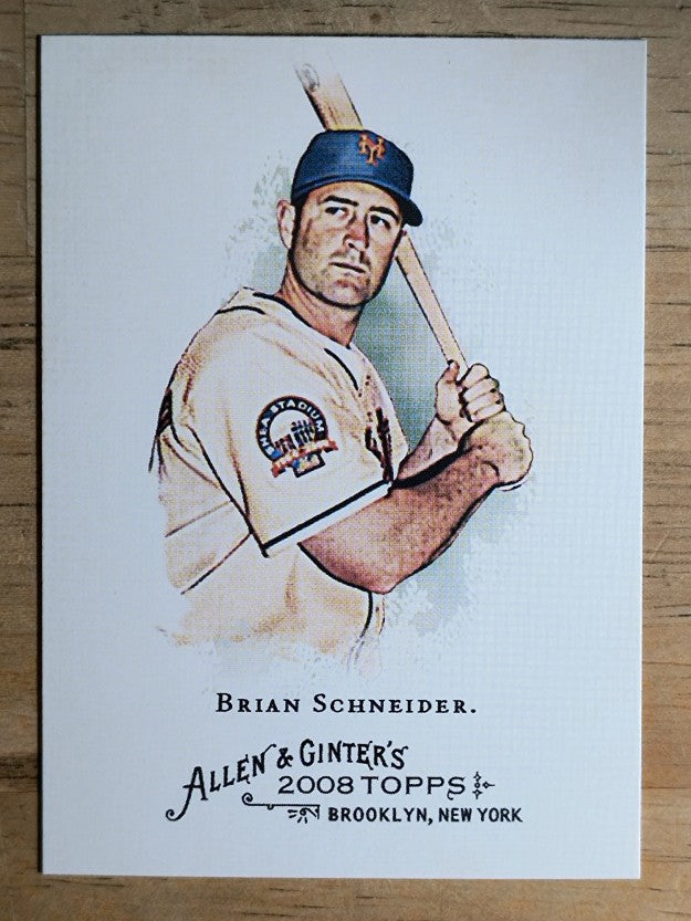 2008 Topps Allen and Ginter #106 Brian Schneider