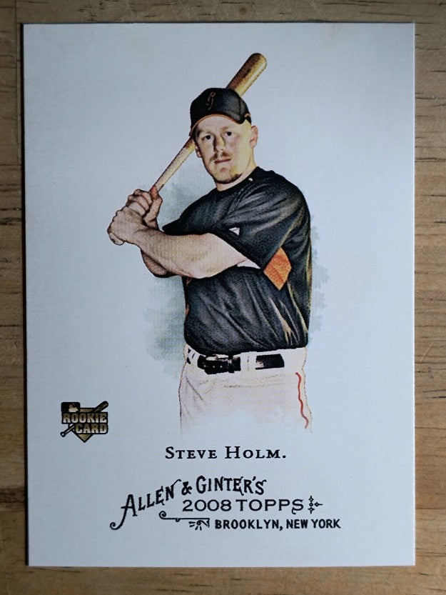 2008 Topps Allen and Ginter #198 Steve Holm RC