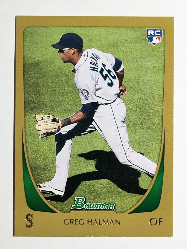 2011 Bowman Gold #198 Greg Halman
