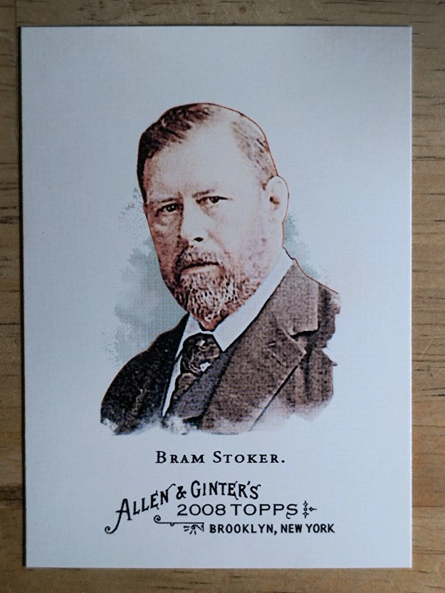 2008 Topps Allen and Ginter #166 Bram Stoker