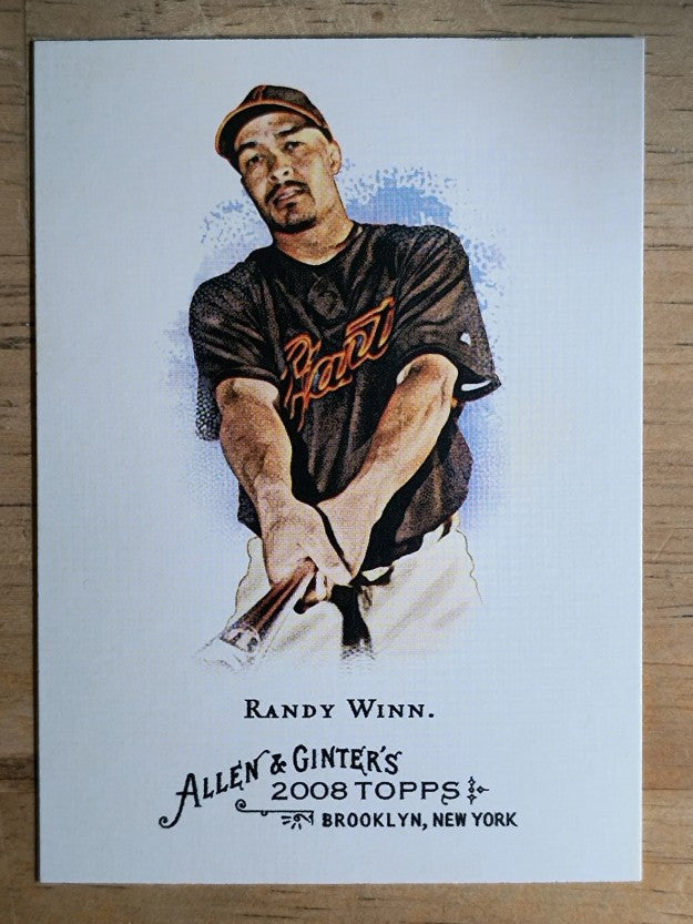 2008 Topps Allen and Ginter #161 Randy Winn