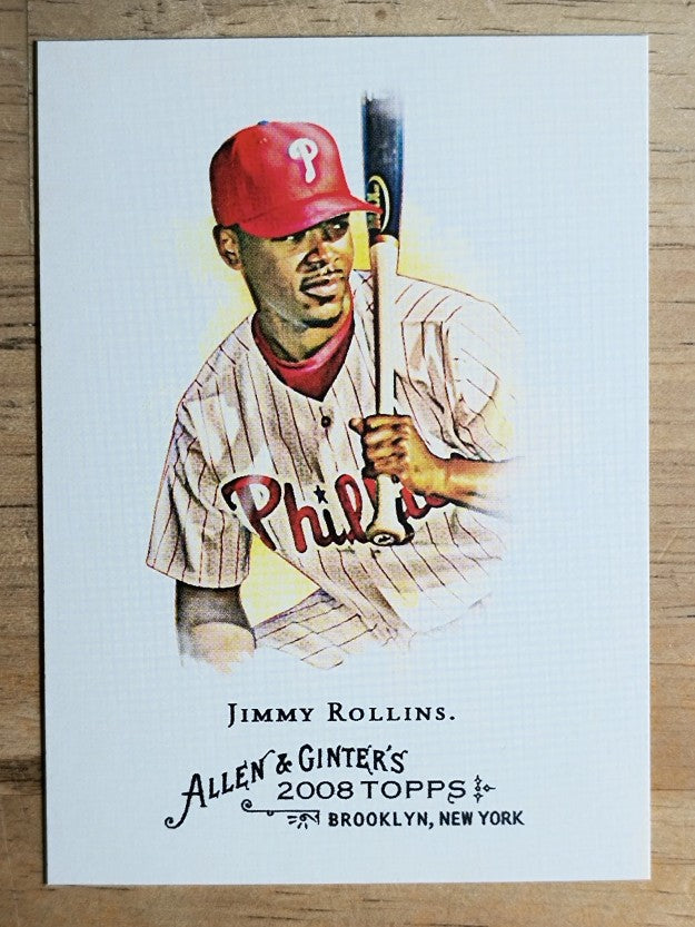 2008 Topps Allen and Ginter #140 Jimmy Rollins