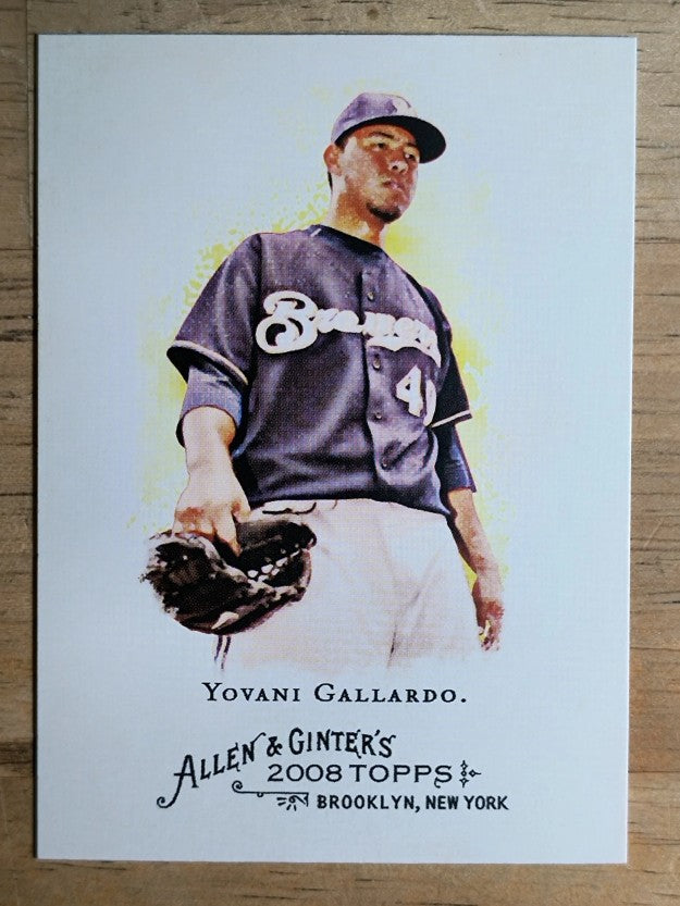 2008 Topps Allen and Ginter #121 Yovani Gallardo