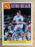 1986 Topps #204 Phil Niekro RB