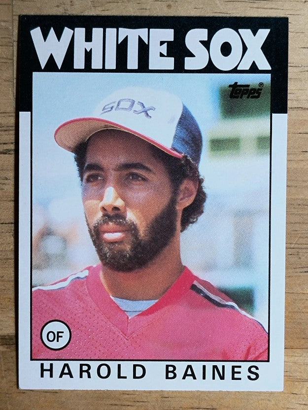 1986 Topps #755 Harold Baines