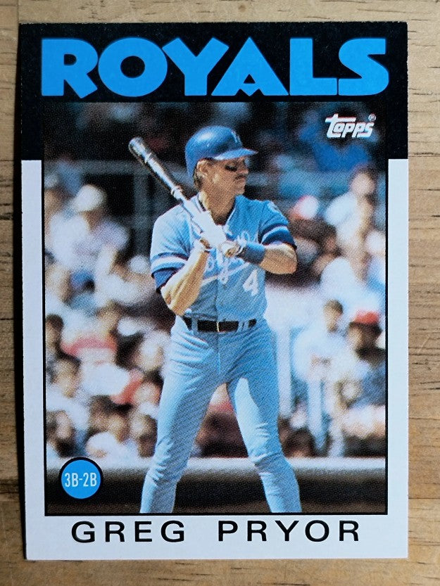 1986 Topps #773 Greg Pryor