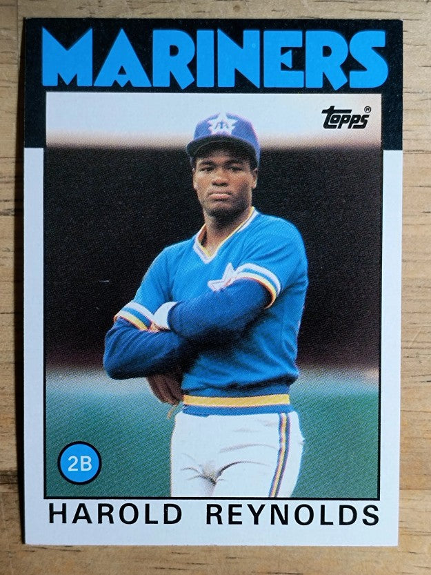 1986 Topps #769 Harold Reynolds RC