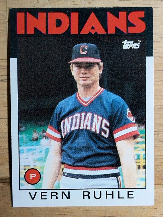 1986 Topps #768 Vern Ruhle