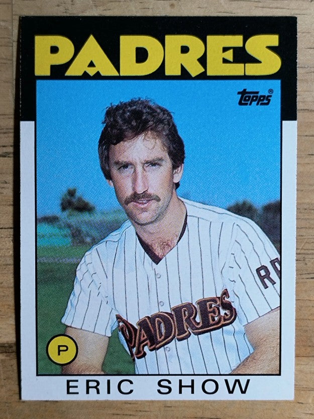 1986 Topps #762 Eric Show