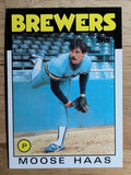 1986 Topps #759 Moose Haas