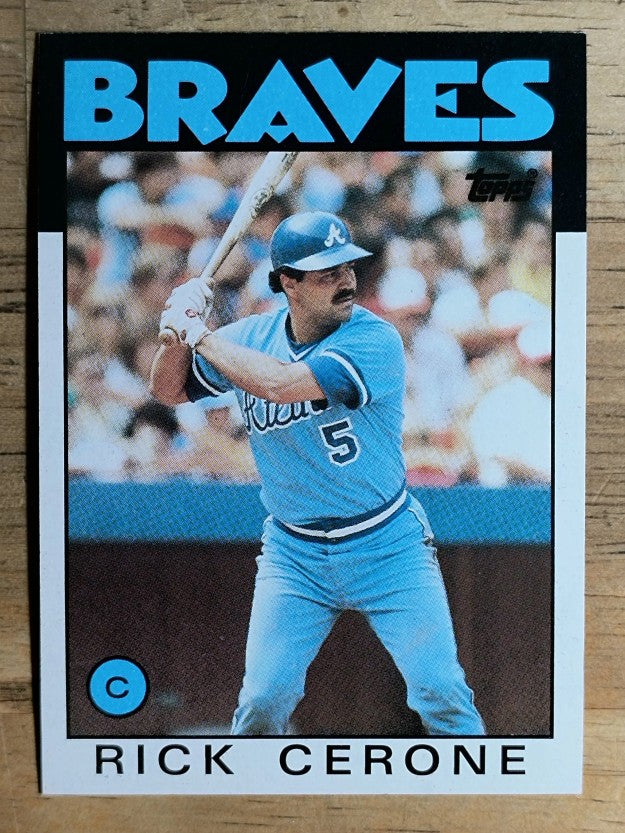 1986 Topps #747 Rick Cerone