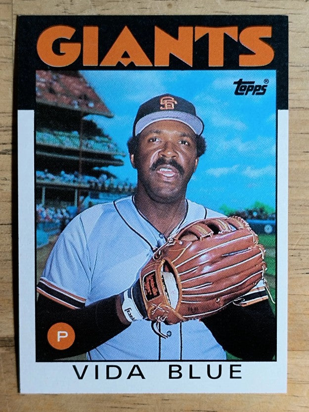 1986 Topps #770 Vida Blue