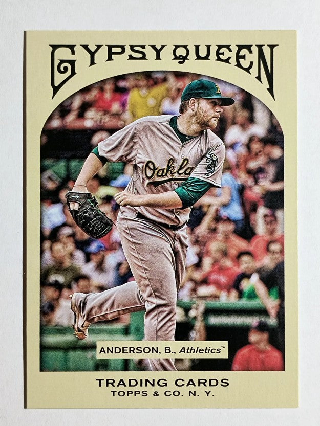 2011 Topps Gypsy Queen #328 Brett Anderson SP