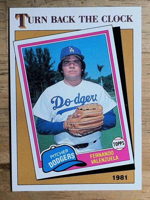 1986 Topps #401 Fernando Valenzuela TBC '81