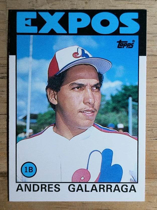 1986 Topps Traded #40T Andres Galarraga XRC