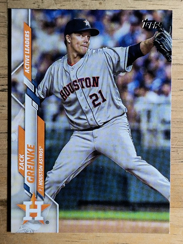 2020 Topps Update #U219 Zack Greinke