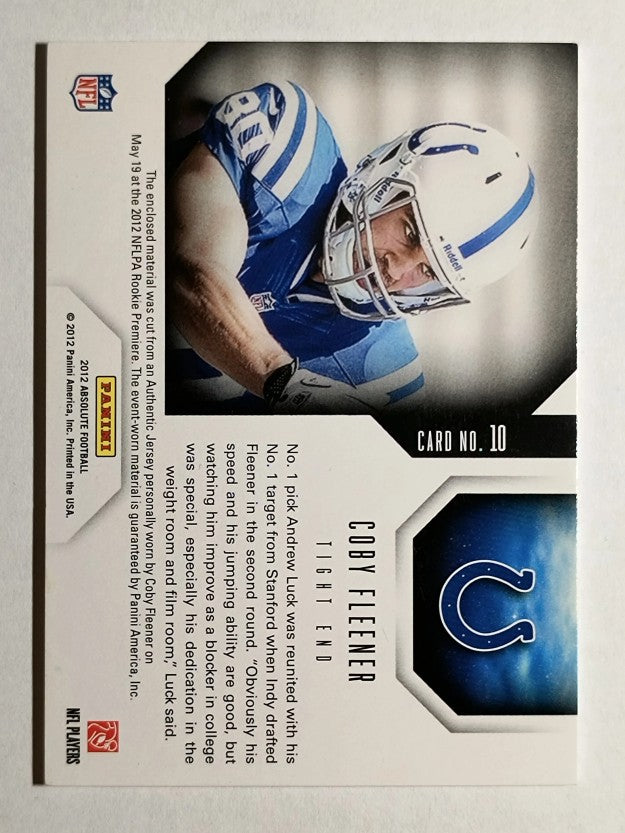 2012 Absolute Star Gazing Materials #10 Coby Fleener
