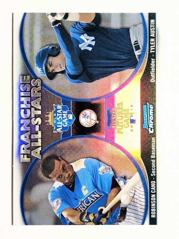 2012 Bowman Chrome Franchise All-Stars #CA Robinson Cano/Tyler Austin