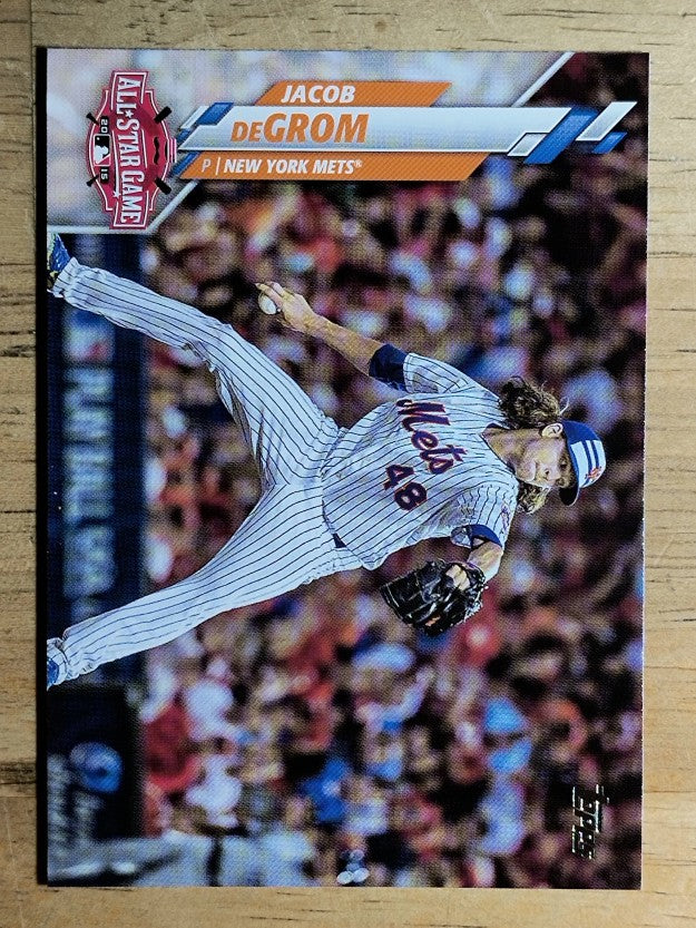 2020 Topps Update #U299 Jacob deGrom AS