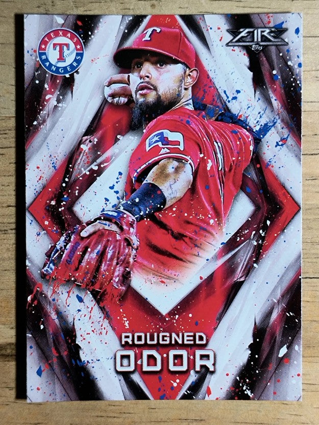 2017 Topps Fire #199 Rougned Odor
