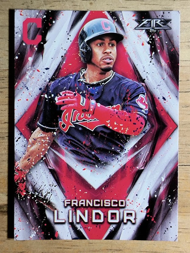 2017 Topps Fire #196 Francisco Lindor
