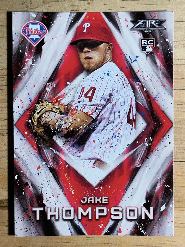 2017 Topps Fire #195 Jake Thompson RC