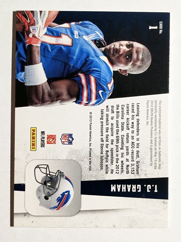 2012 Rookies and Stars Longevity Freshman Orientation Jerseys #1 T.J. Graham