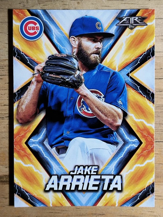 2017 Topps Fire #193 Jake Arrieta