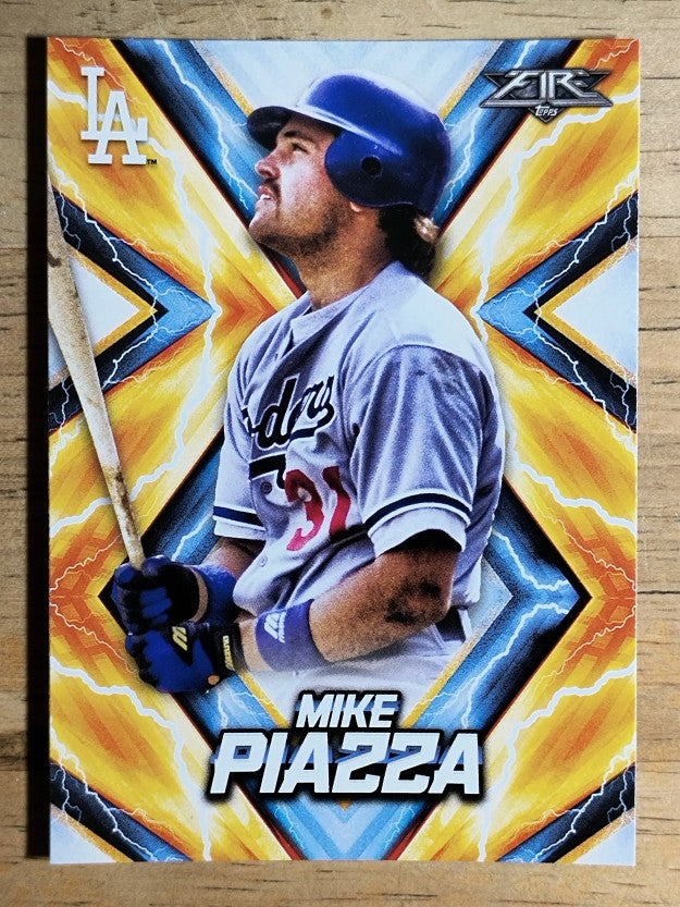 2017 Topps Fire #192 Mike Piazza