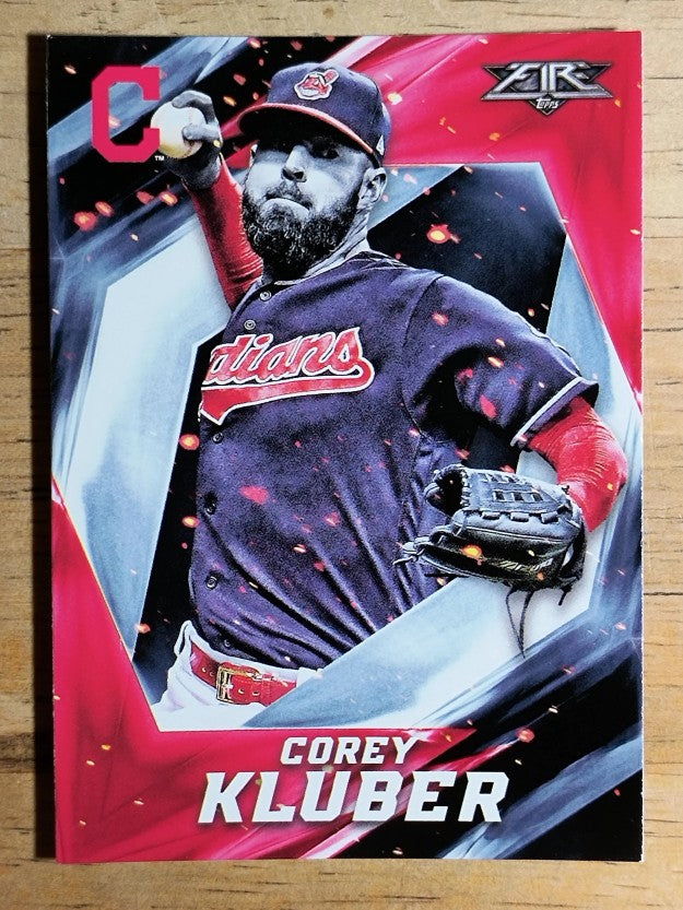 2017 Topps Fire #26 Corey Kluber