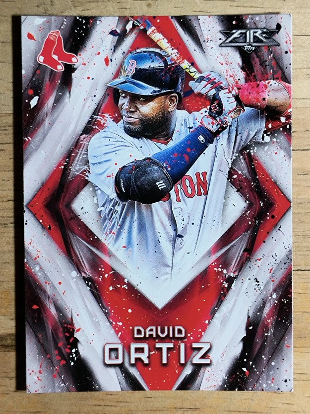 2017 Topps Fire #35 David Ortiz