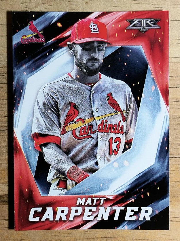 2017 Topps Fire #60 Matt Carpenter
