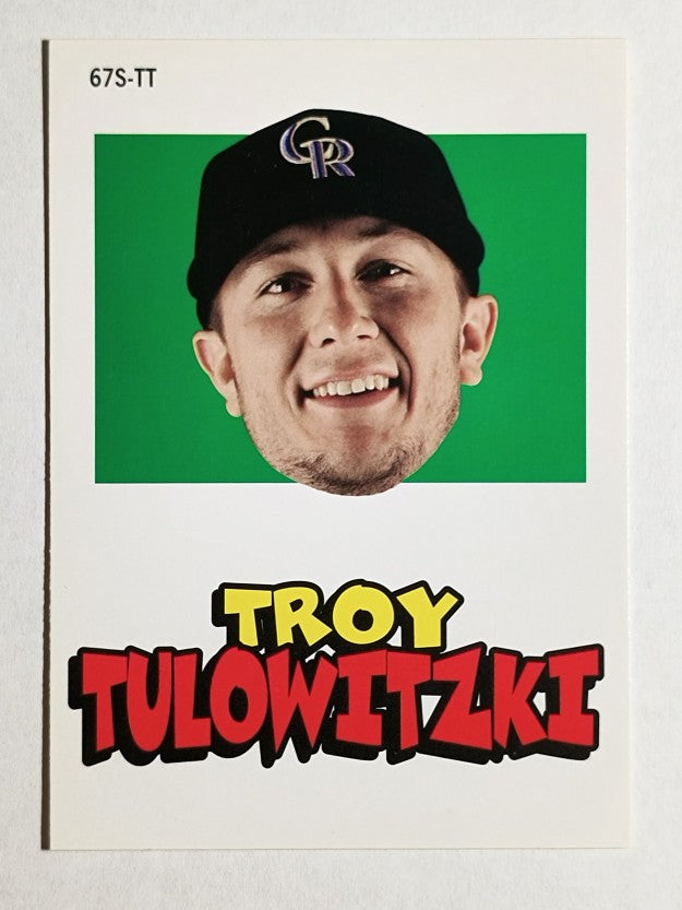 2012 Topps Archives Stickers #TT Troy Tulowitzki