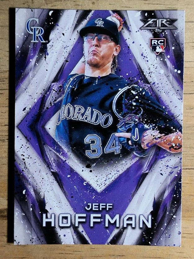 2017 Topps Fire #58 Jeff Hoffman RC