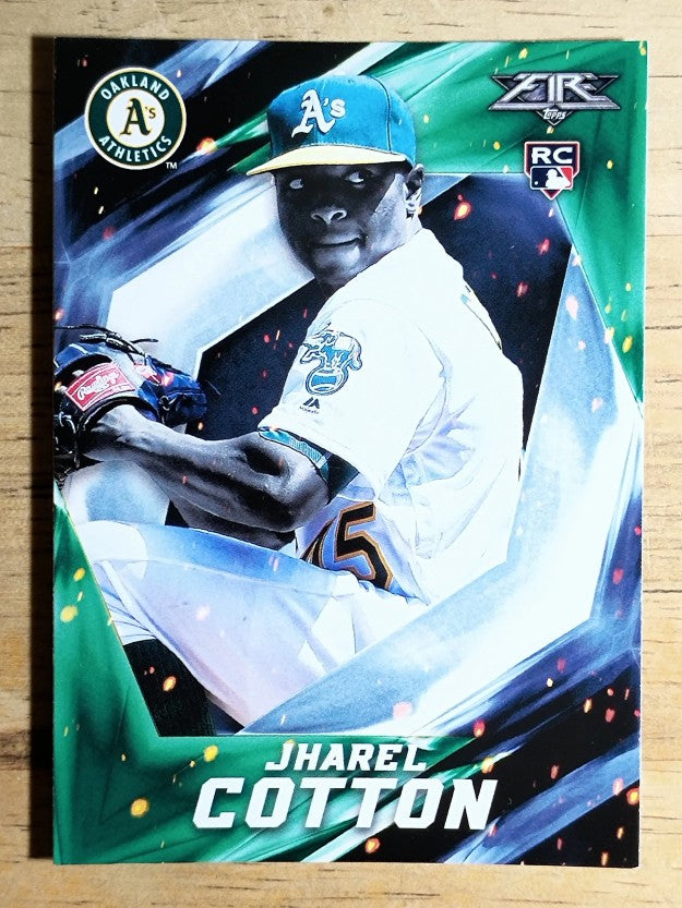 2017 Topps Fire #81 Jharel Cotton RC