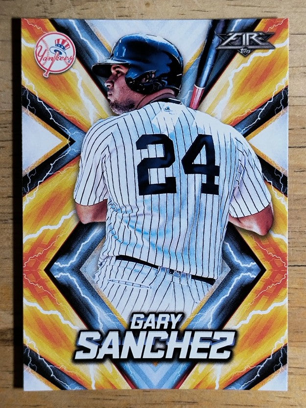 2017 Topps Fire #46 Gary Sanchez